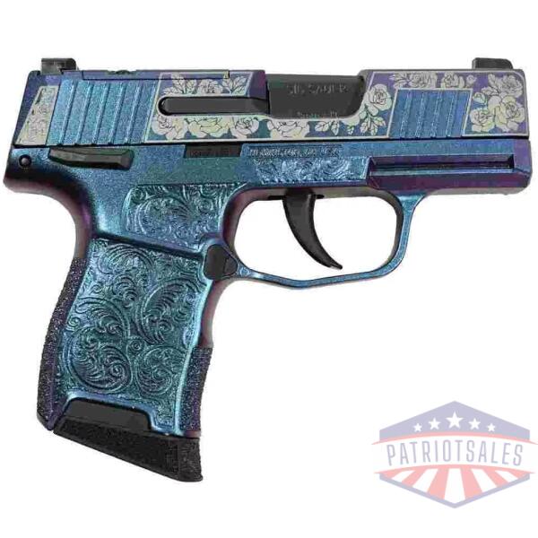 Sig Sauer "Gun & Roses-Mongoose Purple" P365 Optic Ready Handgun 9mm Luger 10rd Magazines(2) 3.1" Barrel X-RAY 3 Sights