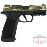 Sig Sauer P365 "MuiltiCam" XMACRO TACOPS Handgun 9mm Luger 17rd Magazines(4) 3.7" Barrel Black Grip