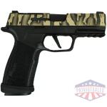 Sig Sauer P365 "Tiger Striped" XMACRO TACOPS Handgun 9mm Luger 17rd Magazines(4) 3.7" Barrel