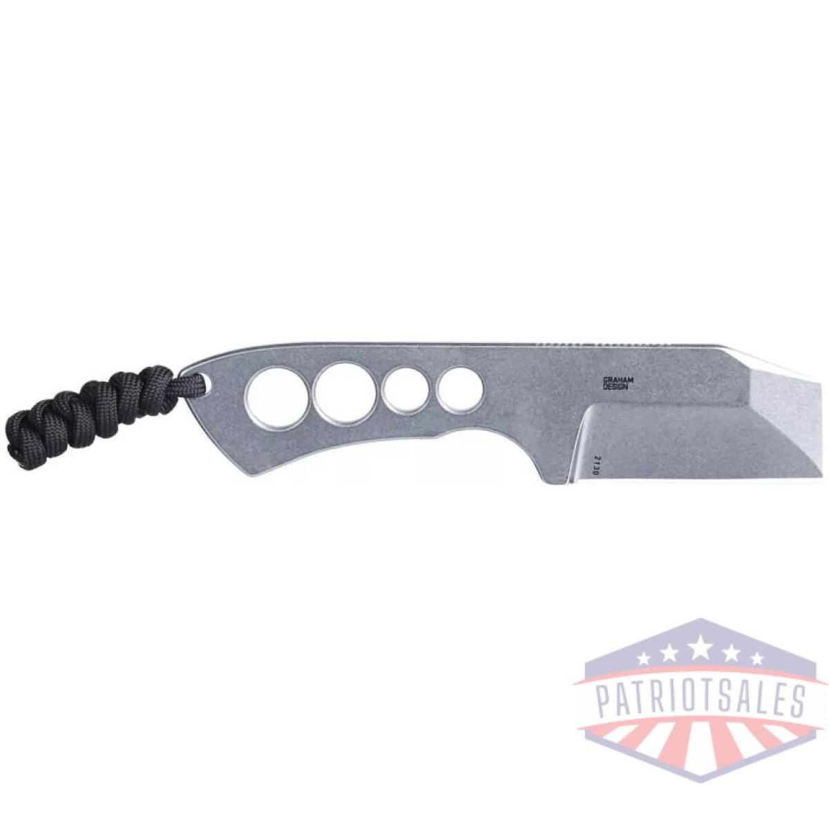 Crkt razel chisel fixed knife 2" blade silver - image 1
