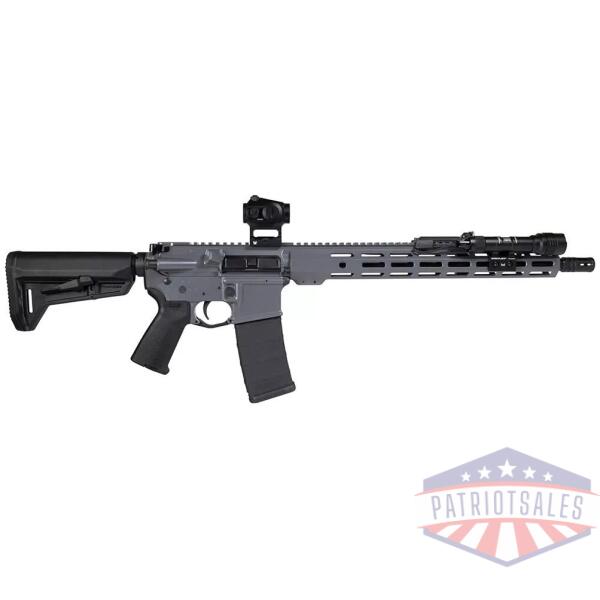 Shark Coast Tactical "Grey Knight" AR-15 Rifle 5.56mm 30rd Magazine 16" Barrel 15" Handguard Vortex Crossfire & Streamlight Protac Carrybag