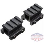 TRUGLO 2-PIECE PICATINNY RISER - MOUNT 3/4" RISE 1.36" LENGTH - Image 2