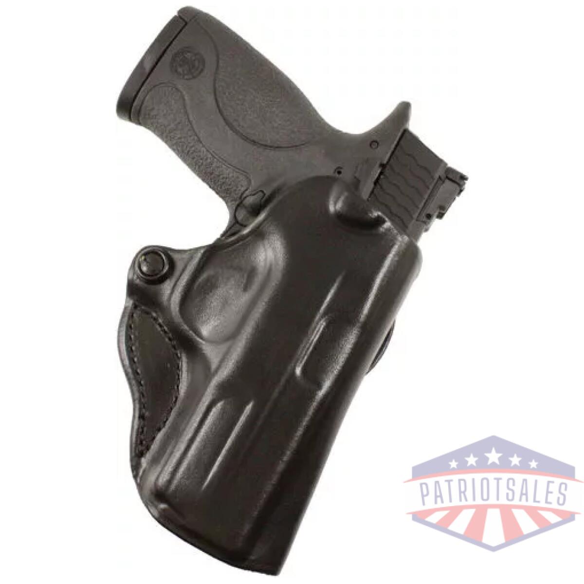 Desantis mini scabbard holster - rh owb leather hellcat rdp blk - image 1