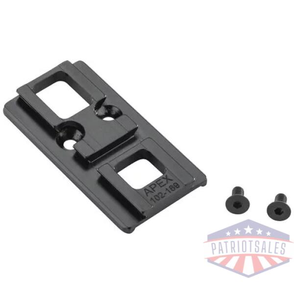 APEX OPTIC MOUNT FOR GLOCK MOS - PISTOLS AIMPOINT ACRO/STEINER