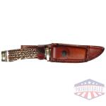 UNCLE HENRY KNIFE NEXT GEN - STAGLON 5" BLADE W/LTHR SHEATH - Image 2