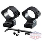 BROWNING 2PC INTEGRL SCOPE MNT - SYSTEM FOR 1" T-BOLT BLK MATTE