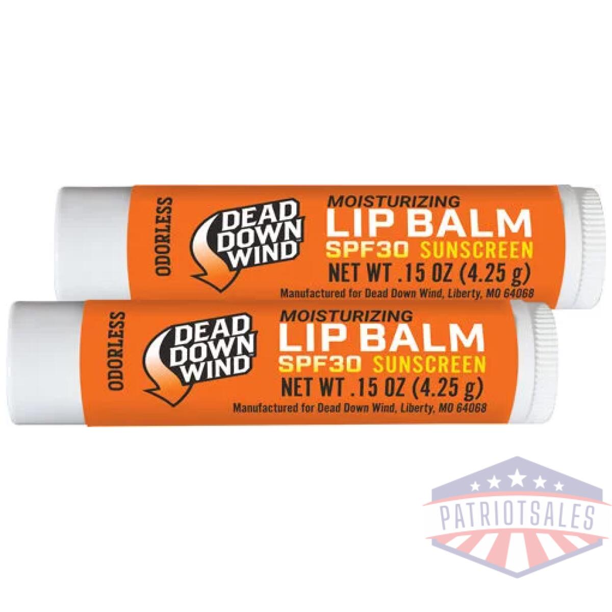 Ddw lip balm w/spf-30 odorless - moisturizing 2pk - image 2