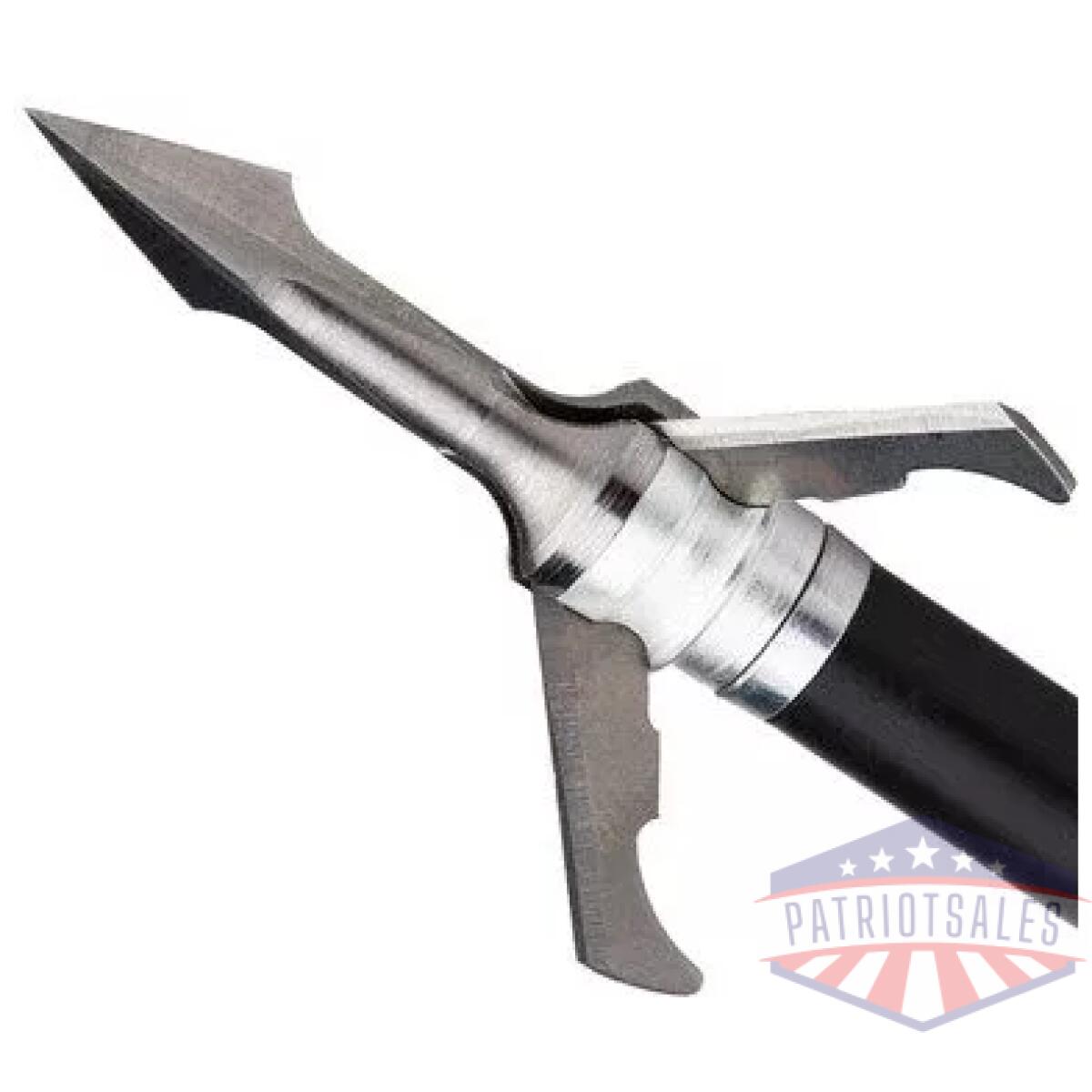 Grim reaper broadhead fatal - steel 3-blade 100gr 1 1/4" cut - image 1