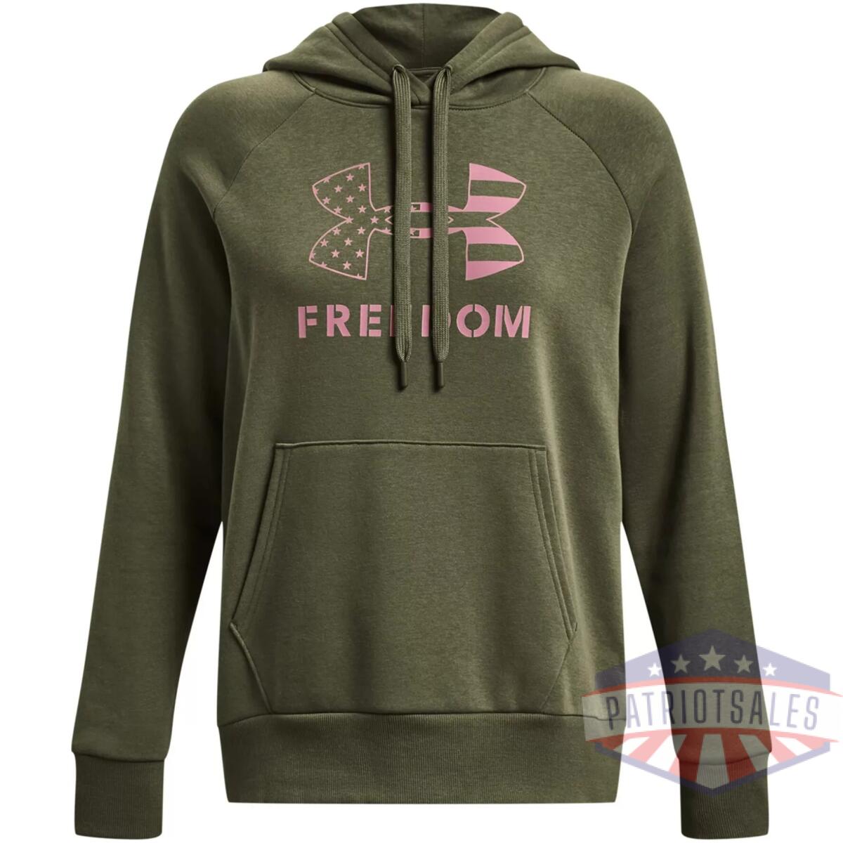 Women's ua freedom rival fleece logo hoodie - image 1