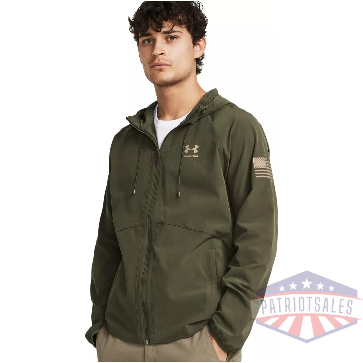 Men's ua freedom windbreaker jacket - image 1