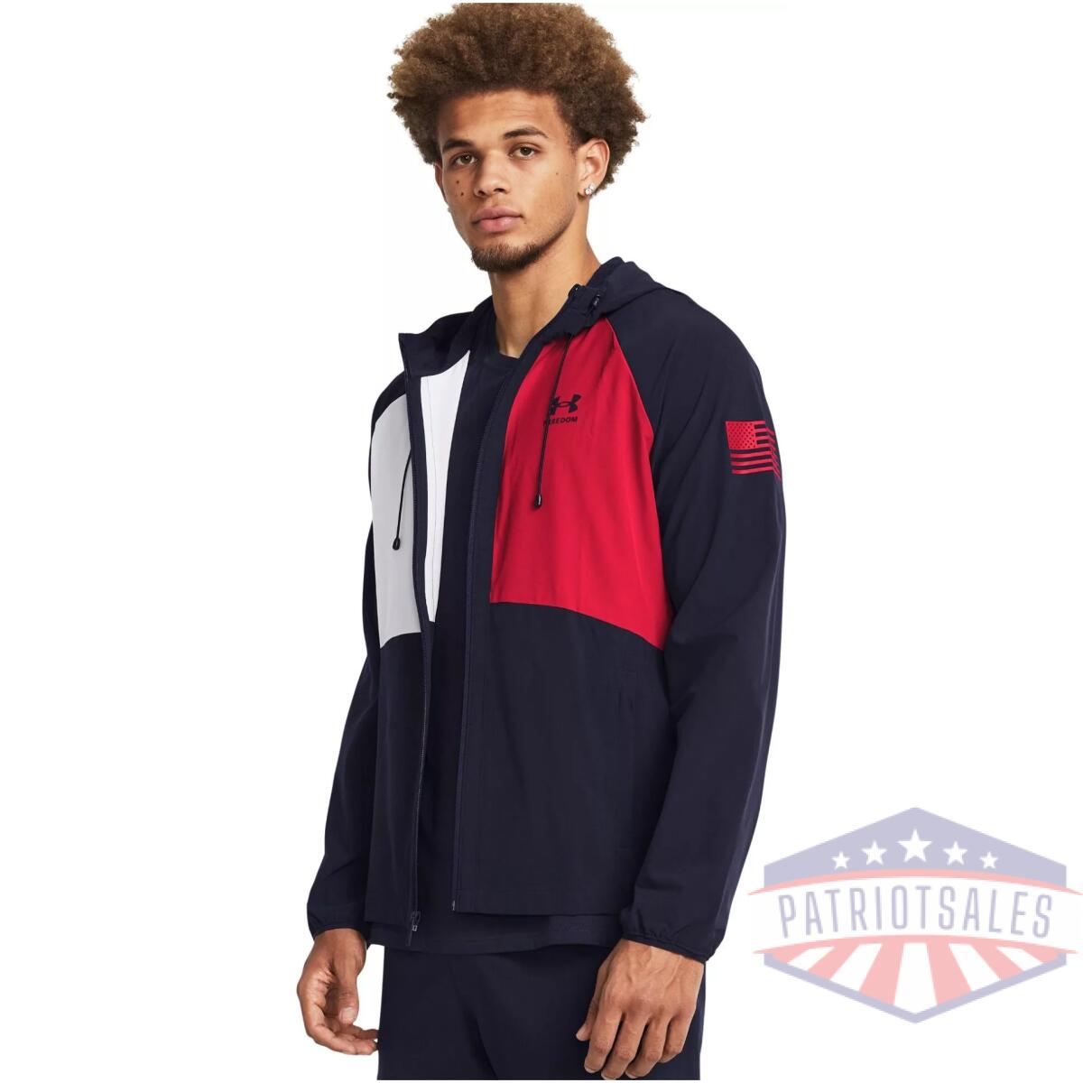 Men's ua freedom windbreaker jacket - image 1