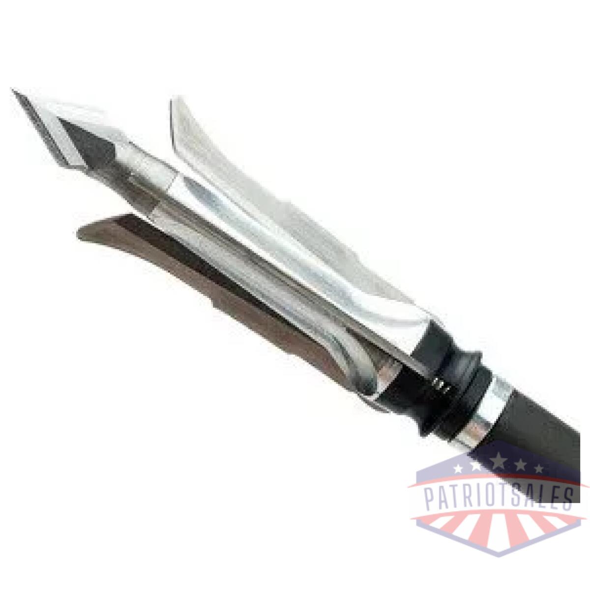 Grim reaper broadhead razorcut - ss 3-blade 100gr 1 3/4" cut - image 2