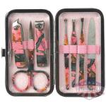 RIVERS EDGE WOMENS 7 PIECE - MANICURE SET PINK CAMO