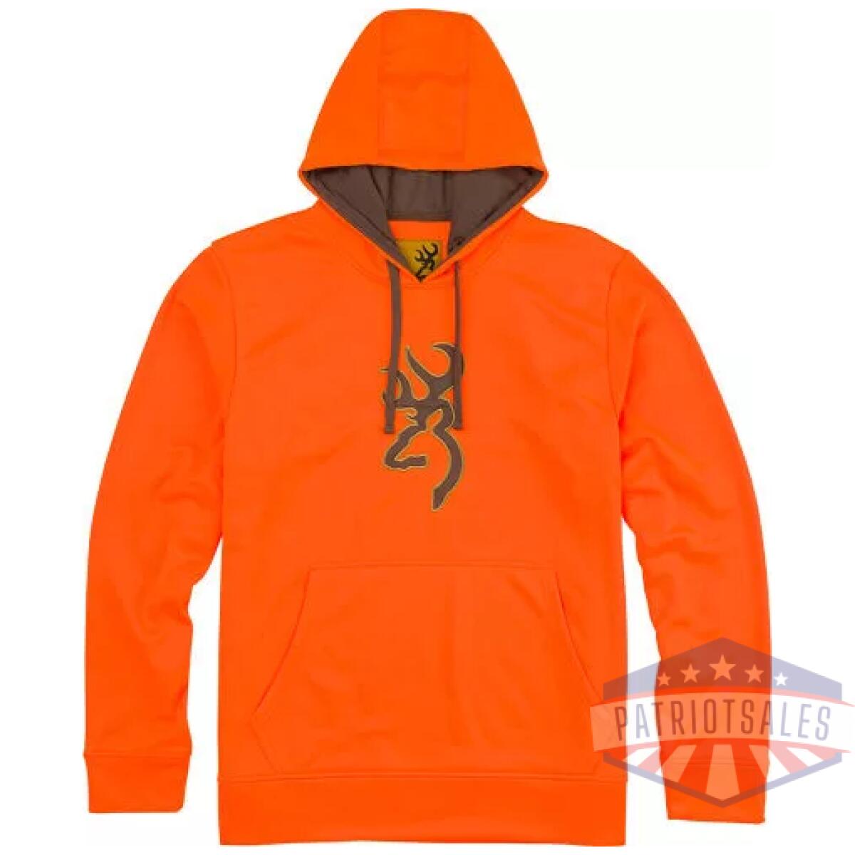 Browning tech hoodie ls - blaze orange x-large - image 2
