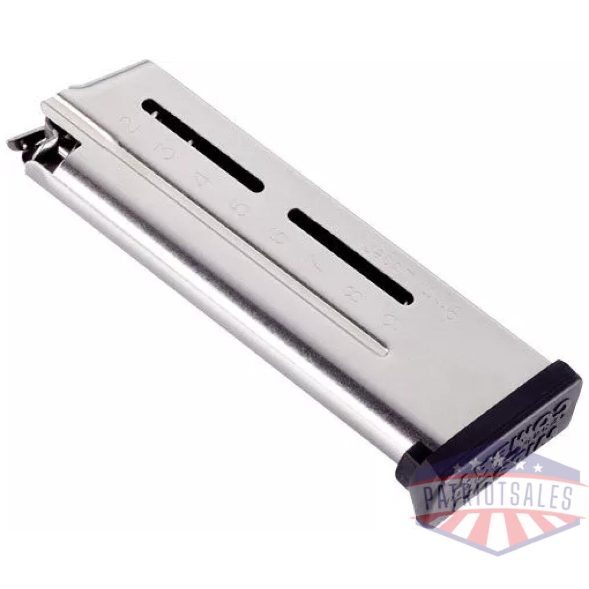Wilson magazine 1911 9mm 9rd - compact stainless steel - image 1