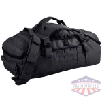 RED ROCK TRAVELER DUFFLE BAG - BACKPACK OR LUGGAGE BLACK