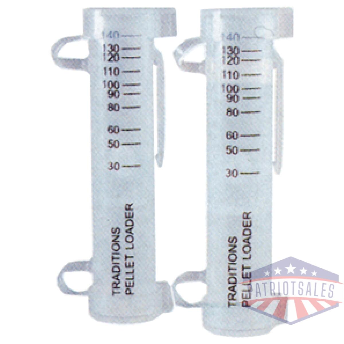 Traditions pellet loader 2-pk - holds up to 3-50gr pellets - image 1