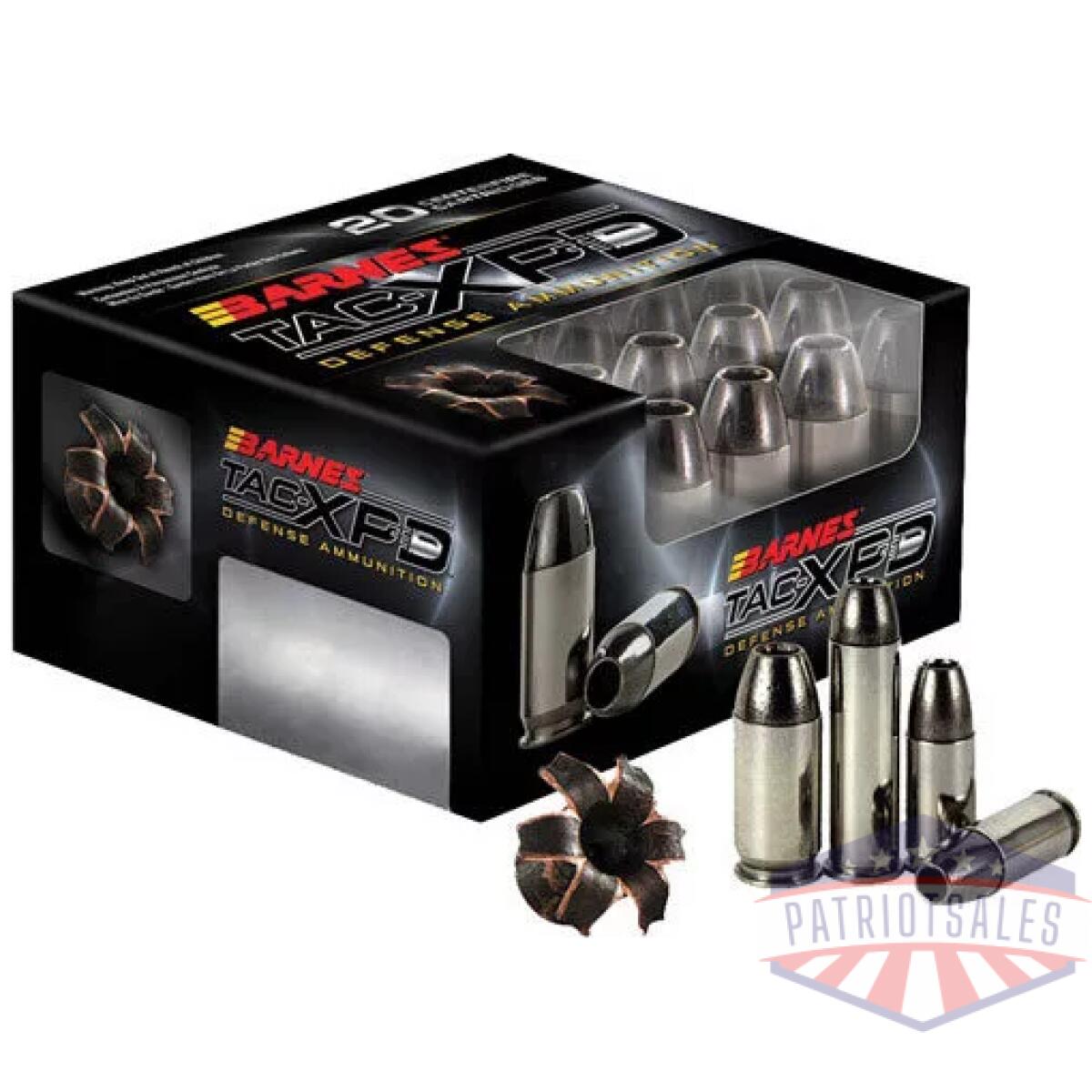 Barnes tac-xpd 380 acp 80gr - tac-xp 20rd 10bx/cs - image 1