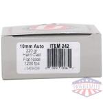 UNDERWOOD 10MM 220GR HARD CAST - LEAD-FN 20RD 10BX/CS - Image 2