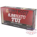 FORT SCOTT 5.56X45 62GR TUI - SOLID COPPER 20RD 25BX/CS