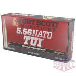 FORT SCOTT 5.56X45 62GR TUI - SOLID COPPER 20RD 25BX/CS