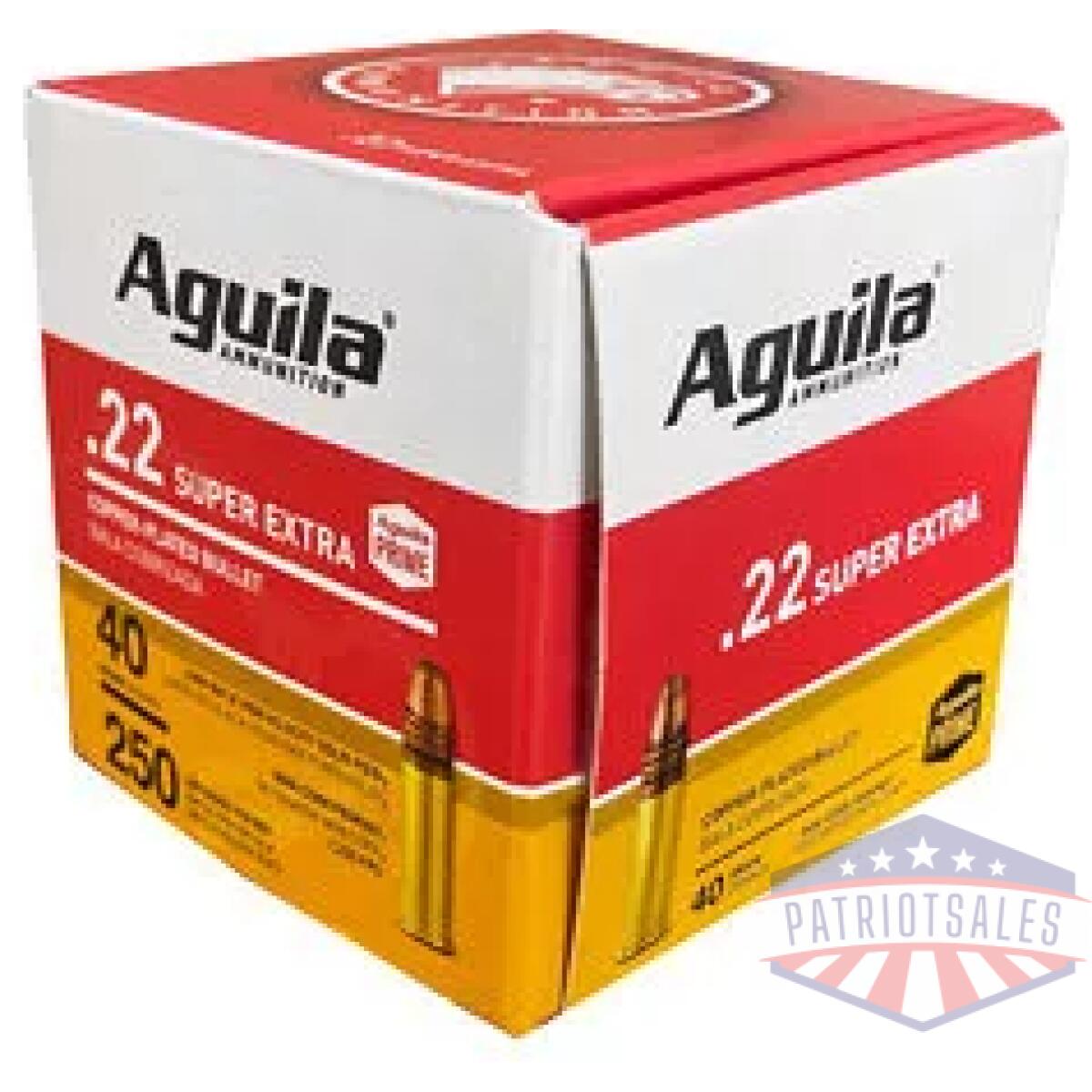 Aguila 22lr hv sp 40 gr 250 pack - image 1