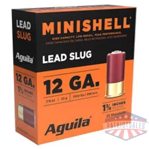 AGUILA MINISHELL 12GA SLUG 25/250