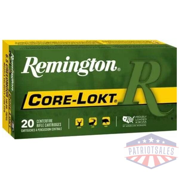 REMINGTON 6.5 CM 140GR - CORE-LOKT PSP  20RD 10BX/CS