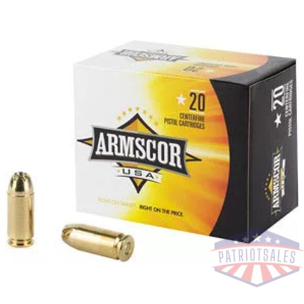 ARMSCOR 40S&W 180GR JHP 20/500
