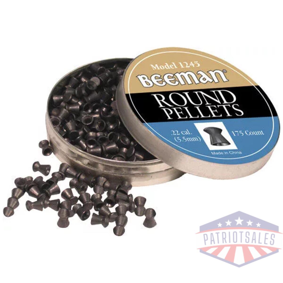 Beeman pellets 22 lead round - top 15. 17gr 175 pack - image 1