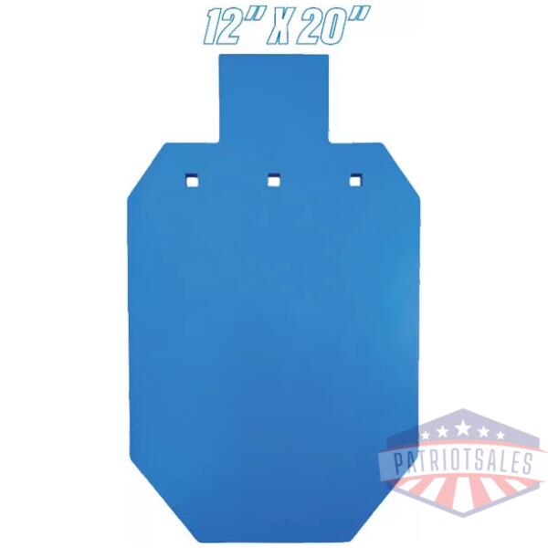 BASH TARGET AR500 SILHOUETTE - TWO-THIRD SIZE 12"X20"-1/2"