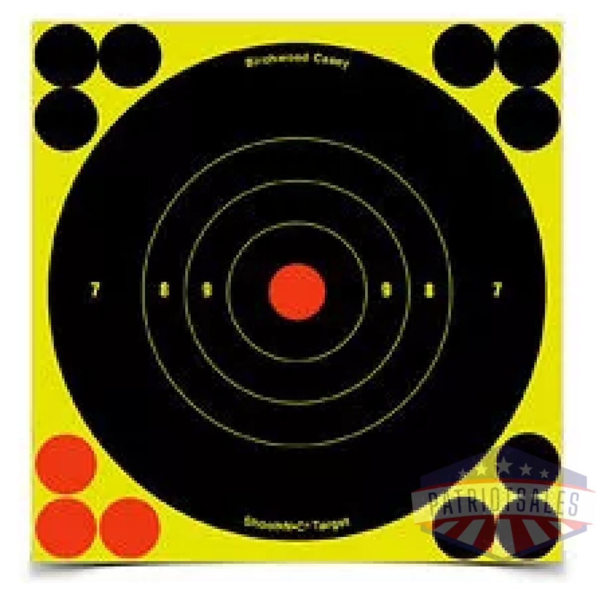 B/c sht-n-c rnd bullseye tgt 12-6" - image 1