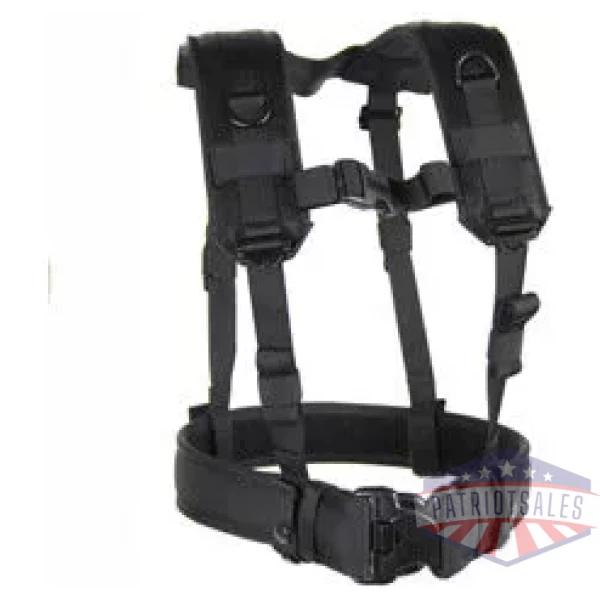 BH LOADBEARING SUSPENDERS/HRNS BLK