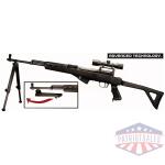 ADV. TECH. BIPOD FOR SKS - FEATHERWEIGHT BLACK NYLON