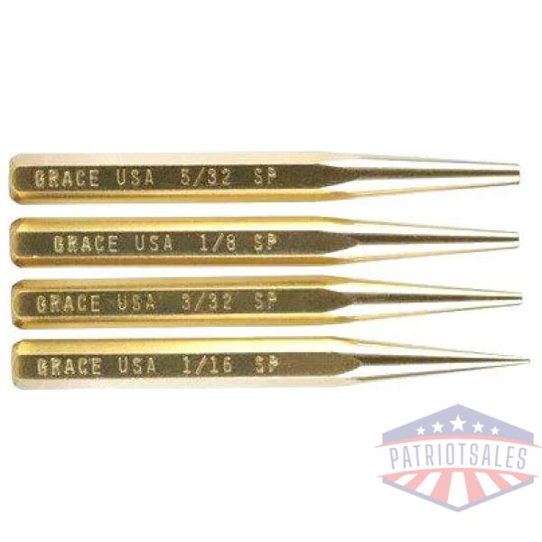 GRACE USA PUNCH SET - STARTER PUNCH SET OF 4 BRASS