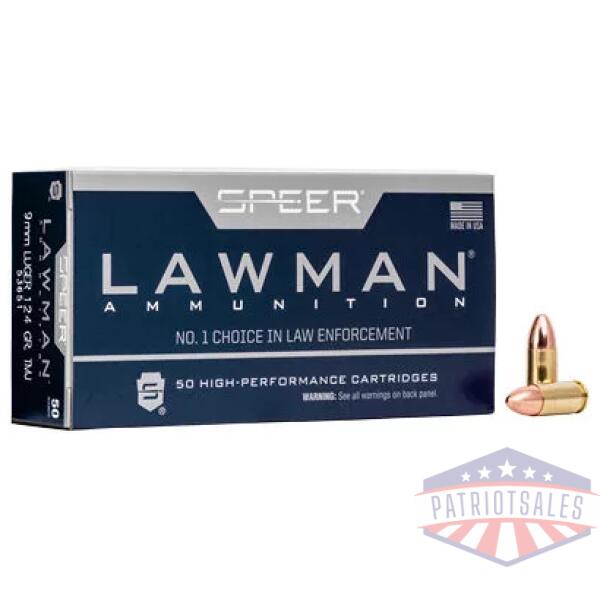 SPR LAWMAN 9MM 124GR TMJ 50/1000