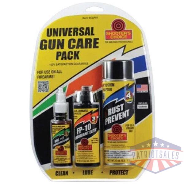 SHOOTERS CHOICE UNIVERSAL GUN - GUN CARE CHEMICALS KIT