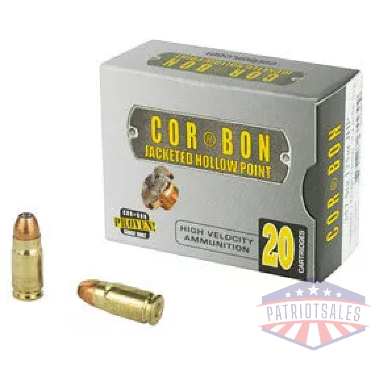 Corbon 357sig 125gr jhp 20/500 - image 1