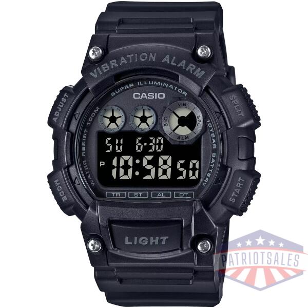 Classic Digital Watch w/ Vibration Alarm & Super Bright Backlight