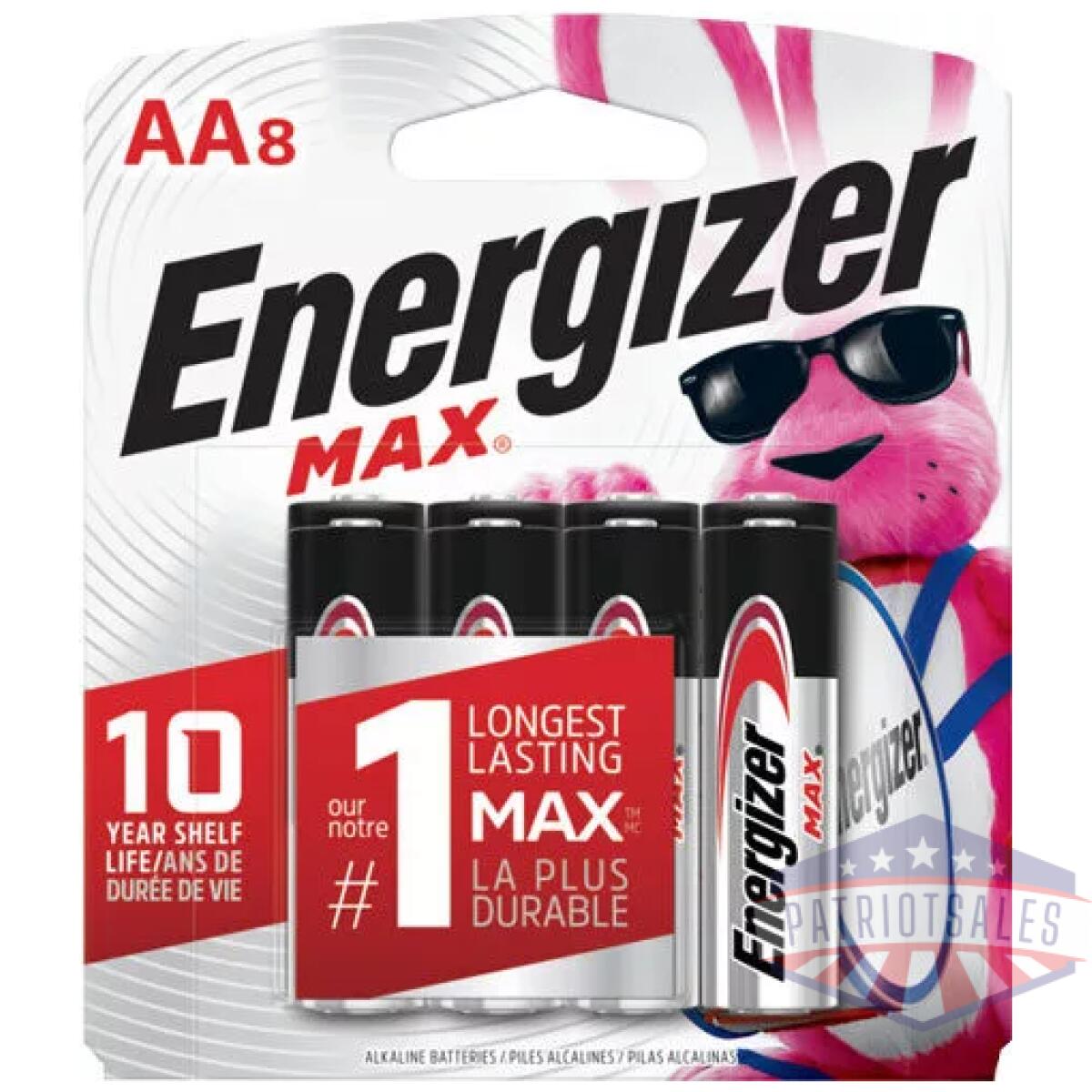 Energizer max batteries aa - 8-pack - image 1
