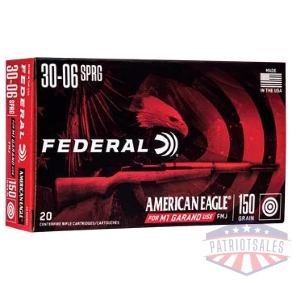FED AM EAGLE 3006 150GR FMJ M1 20