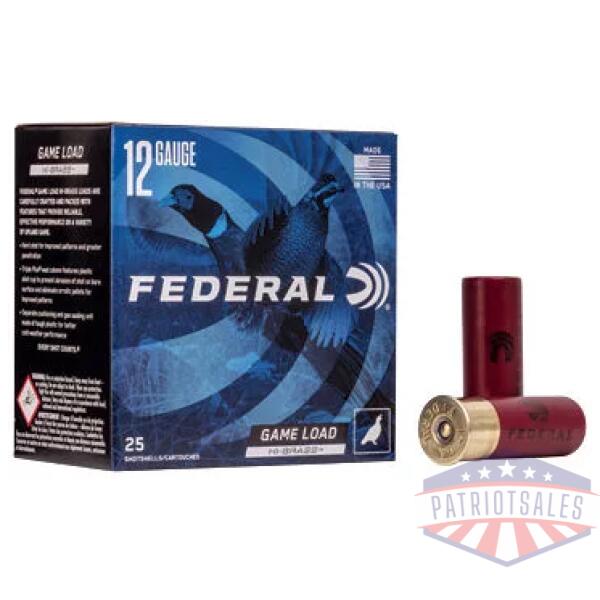 FED GAME LOAD 12GA 2.75" #7.5 25/250
