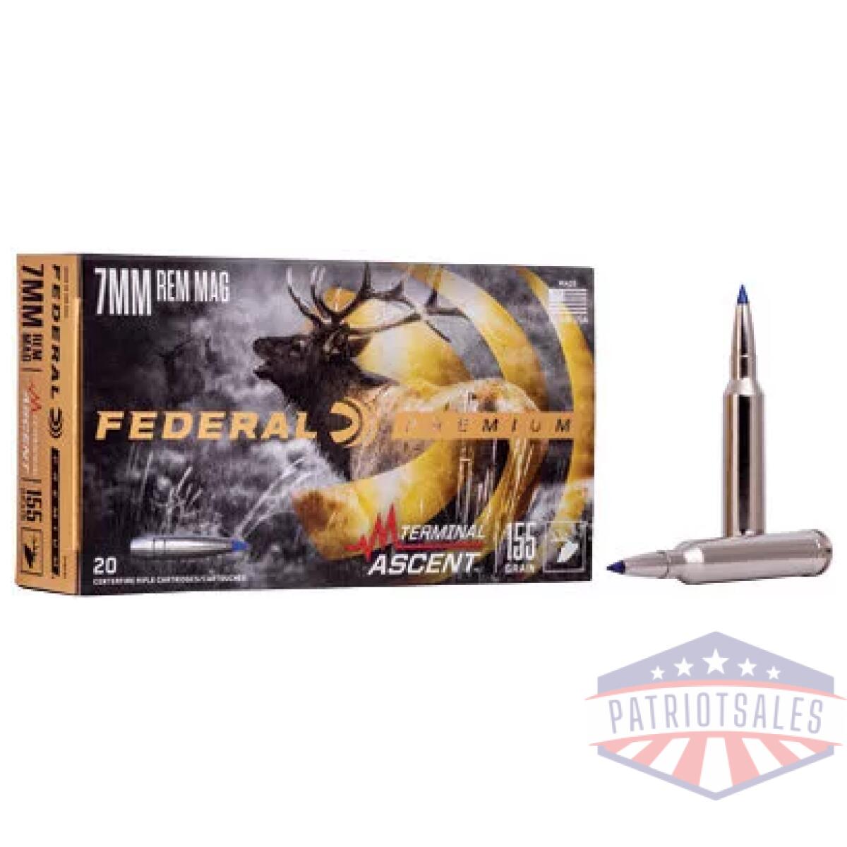 Fed prm 7mmrem 155gr ta 20/200 - image 1