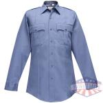 Duro Poplin Long Sleeve Shirt w/ Sewn-In Creases