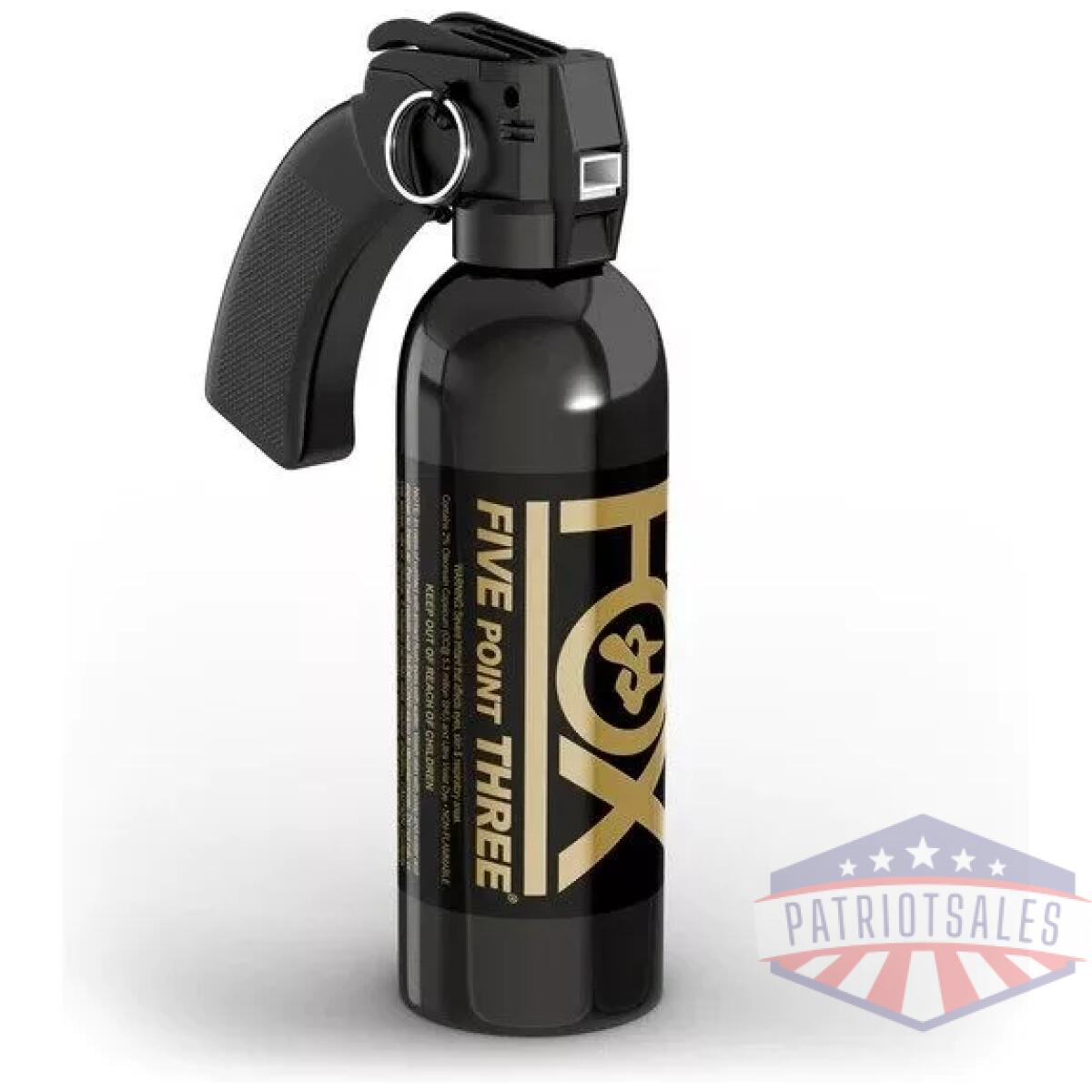 Five point three pepper spray w/ pistol grip - 1lb cone fog - image 1