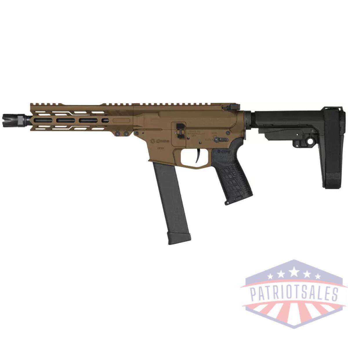 Cmmg pistol banshee mk10 10mm - 8" 15rd w/ rip brace bronze - image 2
