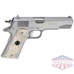 IVER JOHNSON 1911A1 45ACP 5" - FS 8RD CHROME WHITE PEARL GRIP