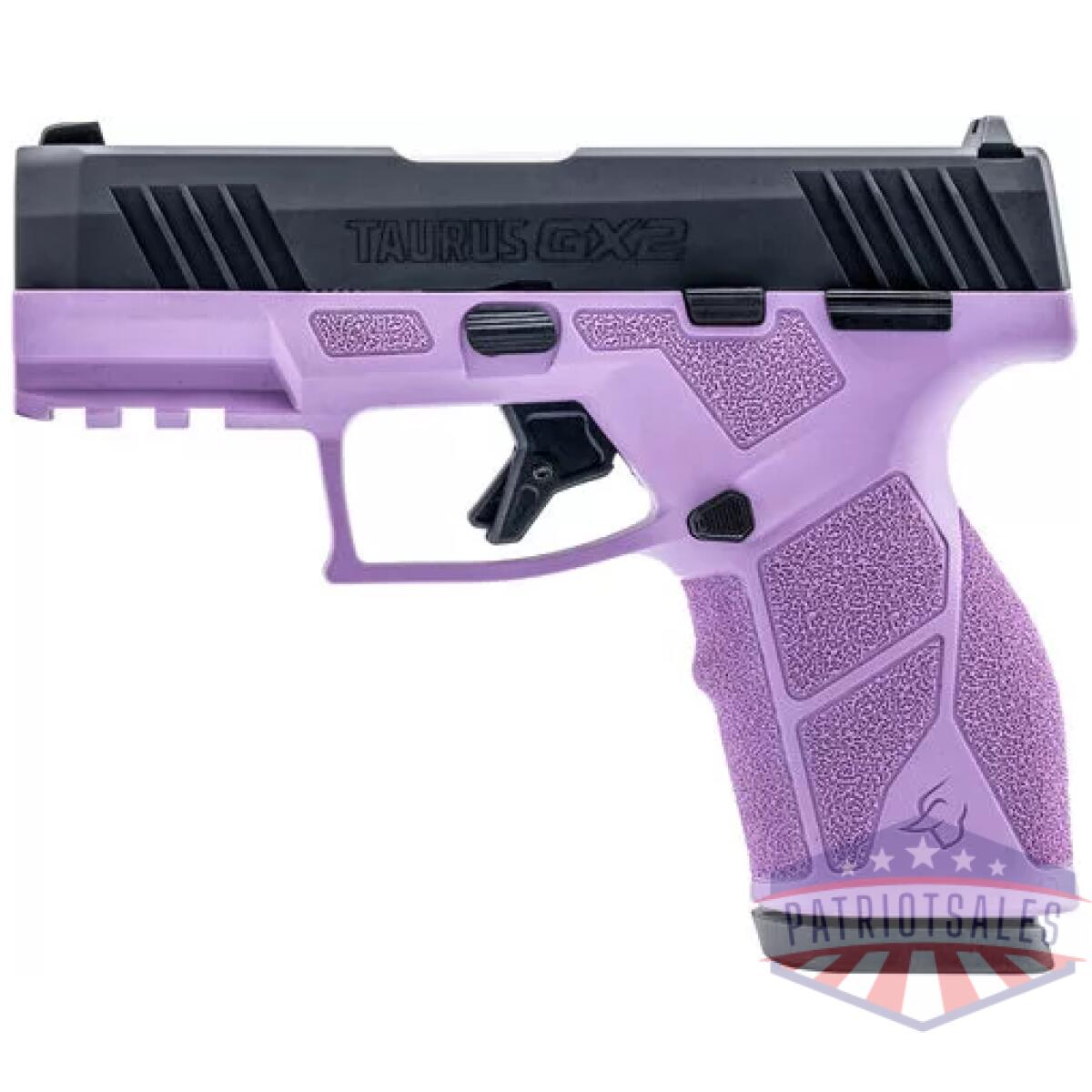 Taurus gx2 9mm 13-shot adj. - light purple black slide - image 2