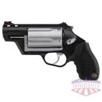 TAURUS JUDGE PD 45LC/410 - 2"BBL. 5-SHOT SS/POLY RUBBER