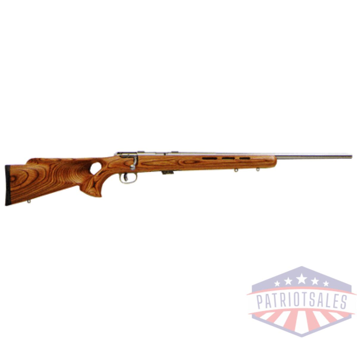 Savage mark ii-btvs 22lr 21" - hb accu trig ss/brn lam t-hole - image 1